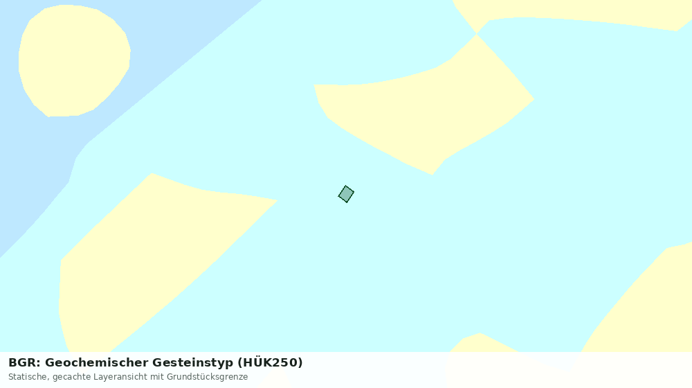 Statische Kartenansicht: BGR: Geochemischer Gesteinstyp (HÜK250)