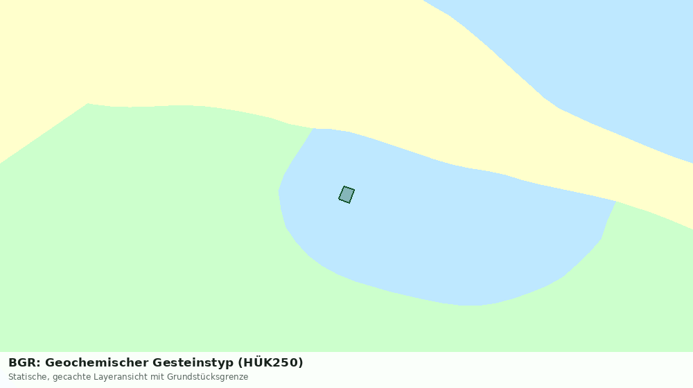 Statische Kartenansicht: BGR: Geochemischer Gesteinstyp (HÜK250)