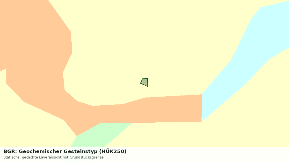Statische Kartenansicht: BGR: Geochemischer Gesteinstyp (HÜK250)