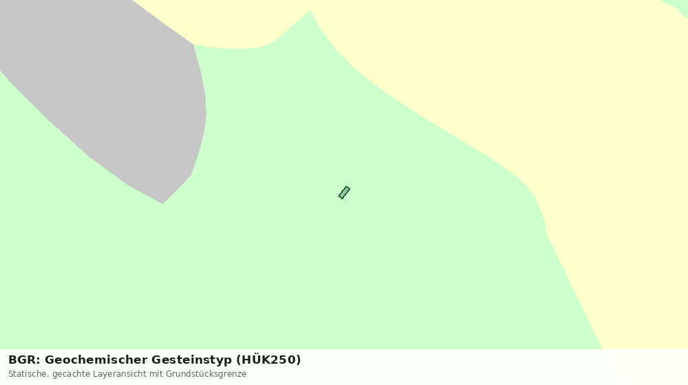 Statische Kartenansicht: BGR: Geochemischer Gesteinstyp (HÜK250)