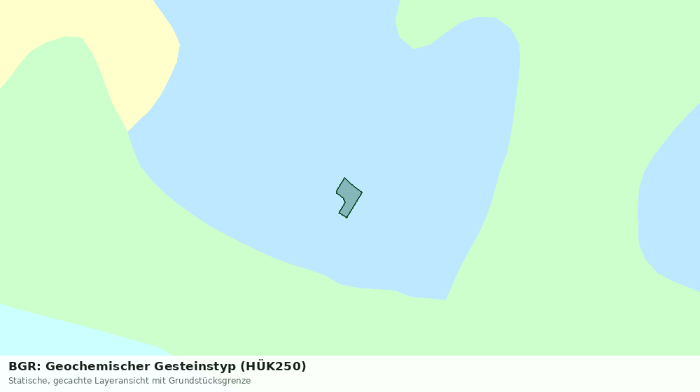 Statische Kartenansicht: BGR: Geochemischer Gesteinstyp (HÜK250)