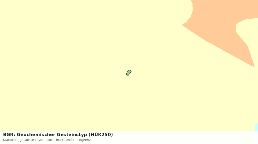 Statische Kartenansicht: BGR: Geochemischer Gesteinstyp (HÜK250)