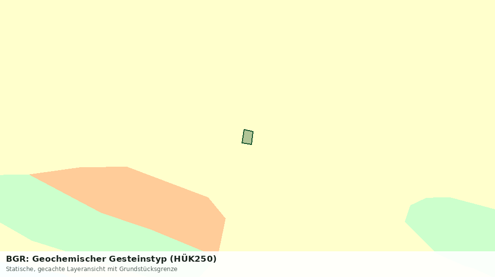 Statische Kartenansicht: BGR: Geochemischer Gesteinstyp (HÜK250)