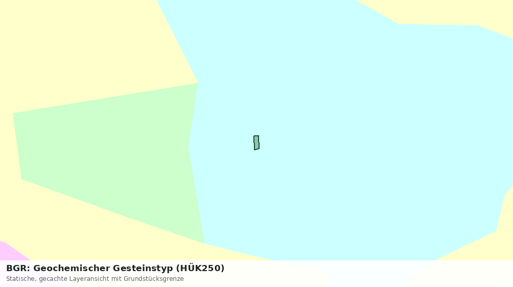 Statische Kartenansicht: BGR: Geochemischer Gesteinstyp (HÜK250)