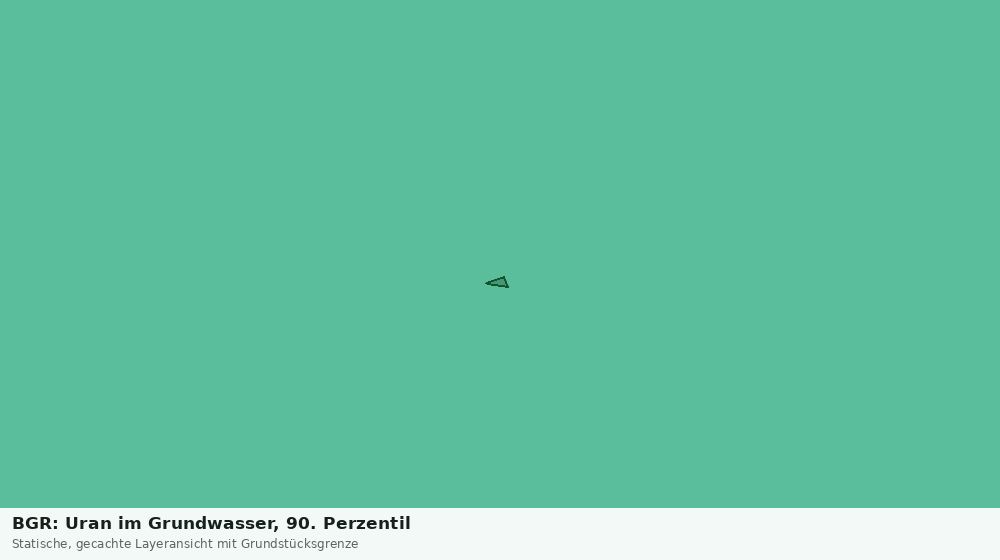 Statische Kartenansicht: BGR: Uran im Grundwasser, 90. Perzentil