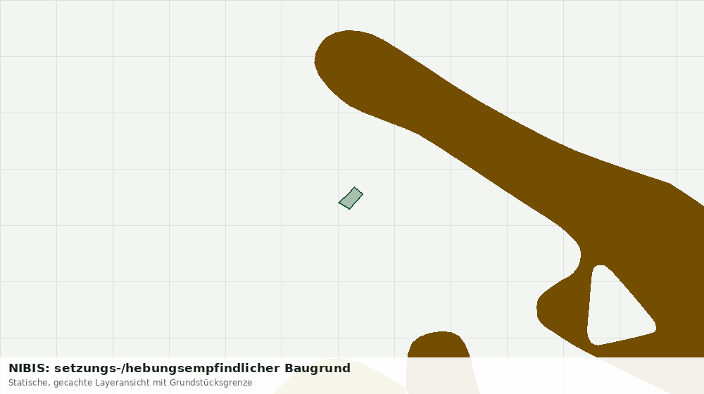 Statische Kartenansicht: NIBIS: setzungs-/hebungsempfindlicher Baugrund