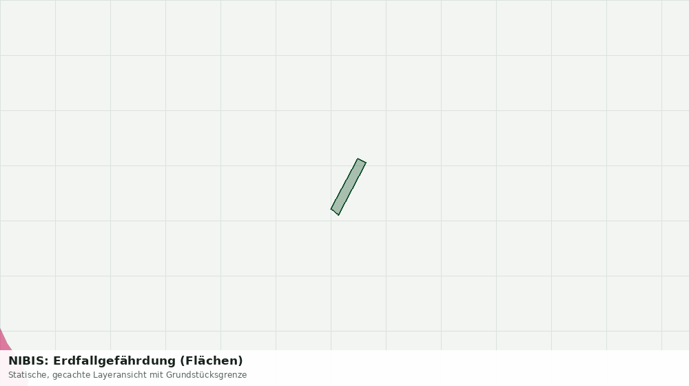 Statische Kartenansicht: NIBIS: Erdfallgefährdung (Flächen)