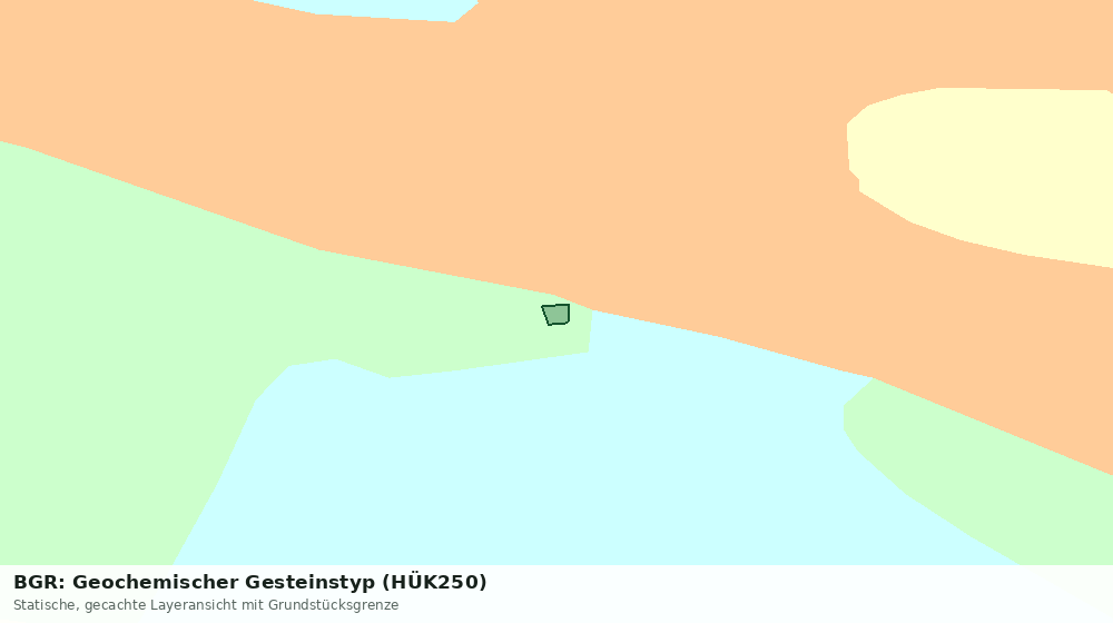 Statische Kartenansicht: BGR: Geochemischer Gesteinstyp (HÜK250)
