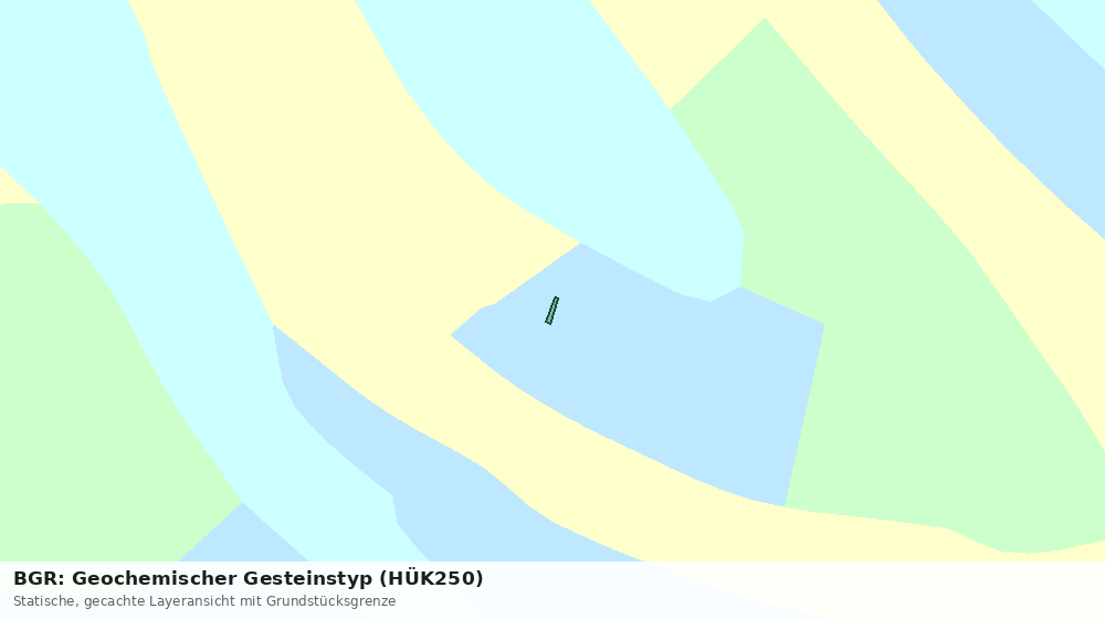 Statische Kartenansicht: BGR: Geochemischer Gesteinstyp (HÜK250)