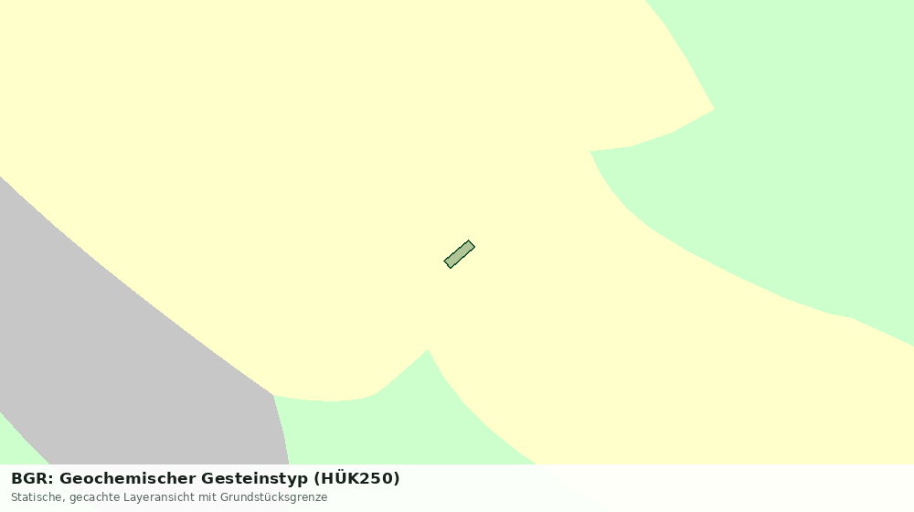 Statische Kartenansicht: BGR: Geochemischer Gesteinstyp (HÜK250)