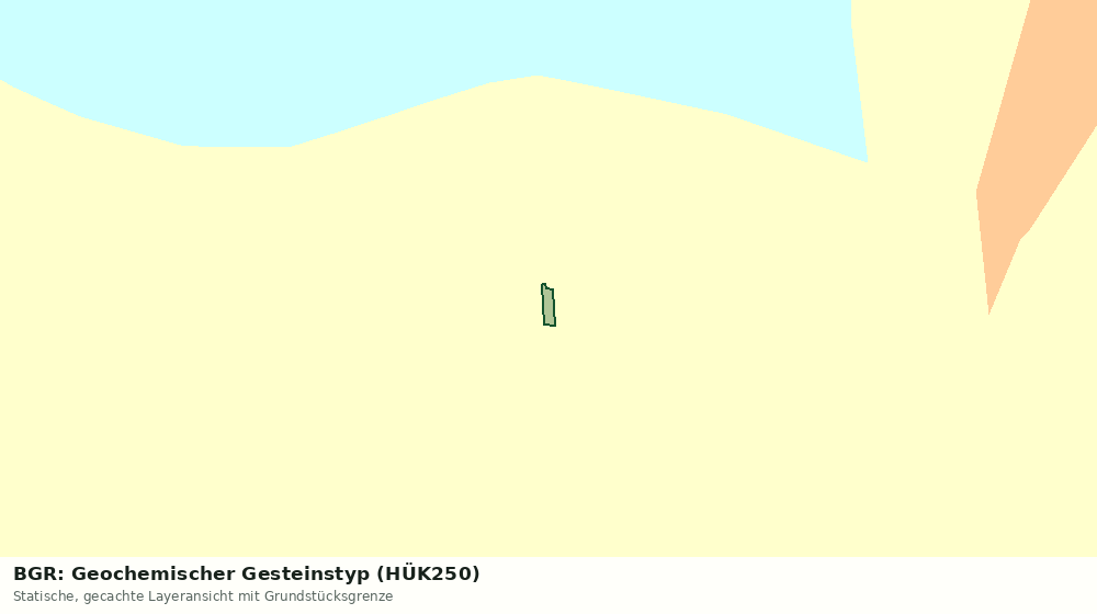 Statische Kartenansicht: BGR: Geochemischer Gesteinstyp (HÜK250)