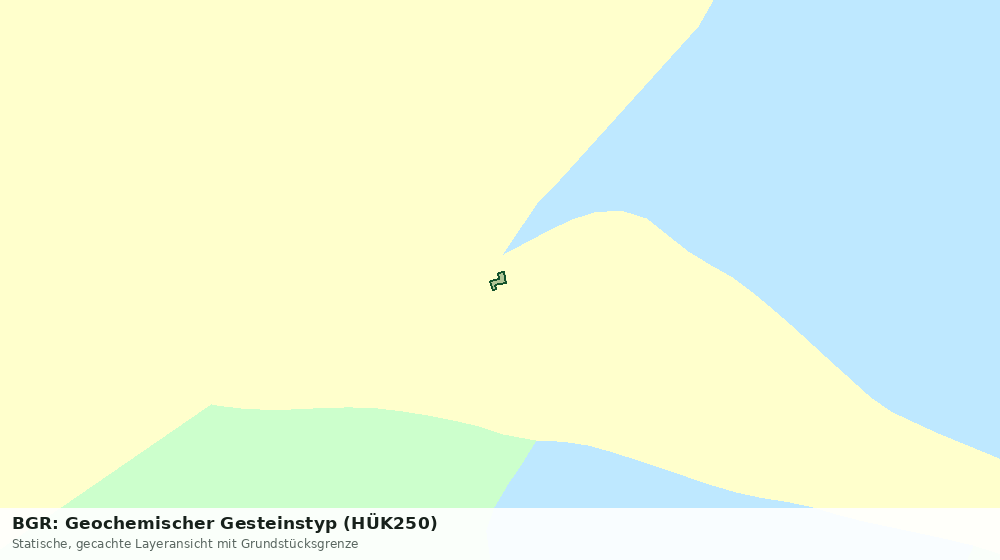 Statische Kartenansicht: BGR: Geochemischer Gesteinstyp (HÜK250)