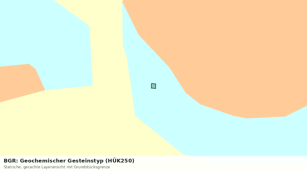 Statische Kartenansicht: BGR: Geochemischer Gesteinstyp (HÜK250)
