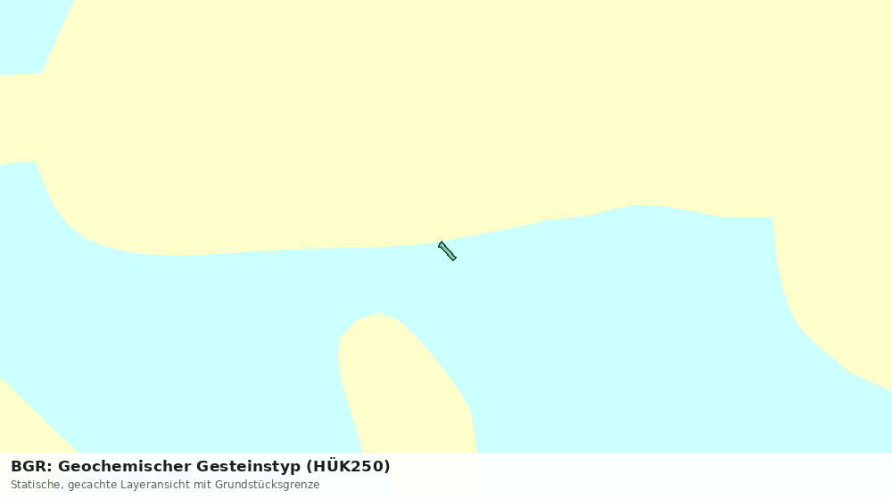 Statische Kartenansicht: BGR: Geochemischer Gesteinstyp (HÜK250)