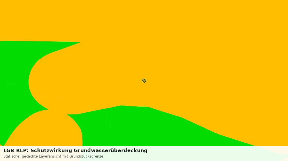 Statische Kartenansicht: LGB RLP: Schutzwirkung Grundwasserüberdeckung