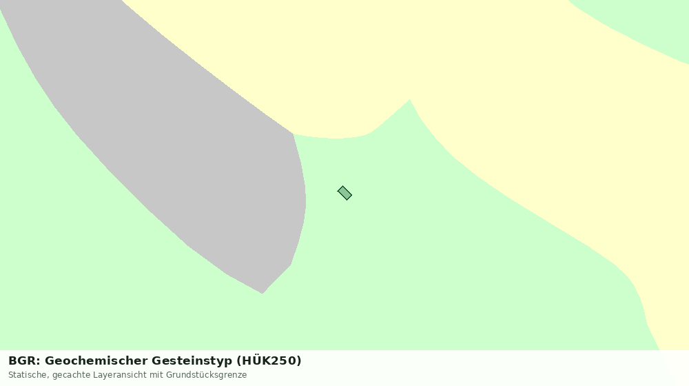 Statische Kartenansicht: BGR: Geochemischer Gesteinstyp (HÜK250)