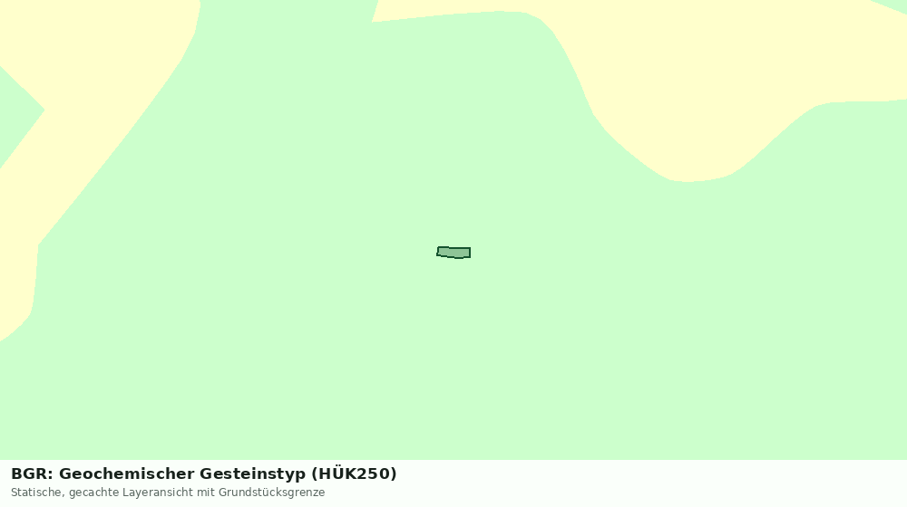 Statische Kartenansicht: BGR: Geochemischer Gesteinstyp (HÜK250)