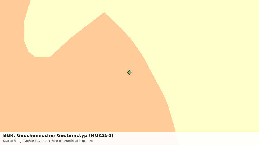 Statische Kartenansicht: BGR: Geochemischer Gesteinstyp (HÜK250)