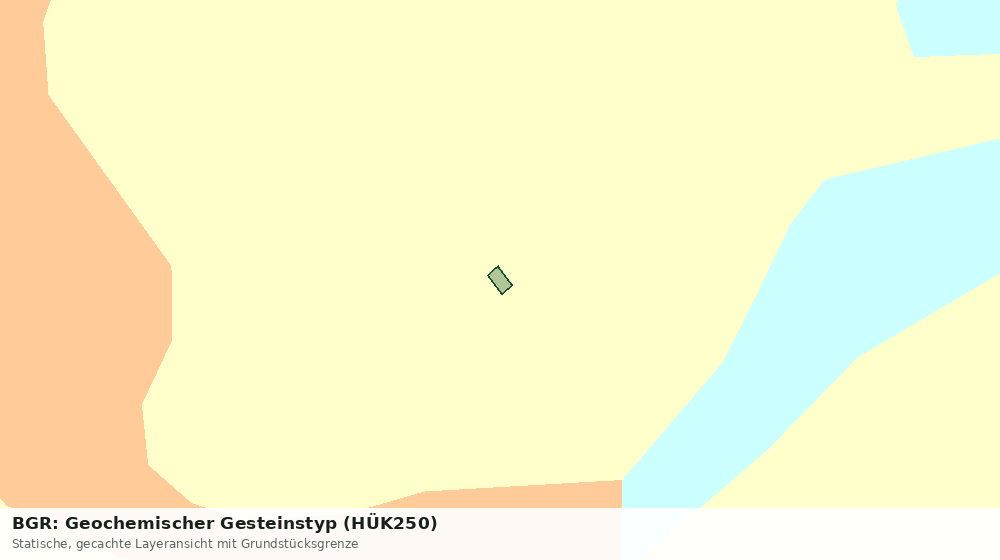 Statische Kartenansicht: BGR: Geochemischer Gesteinstyp (HÜK250)