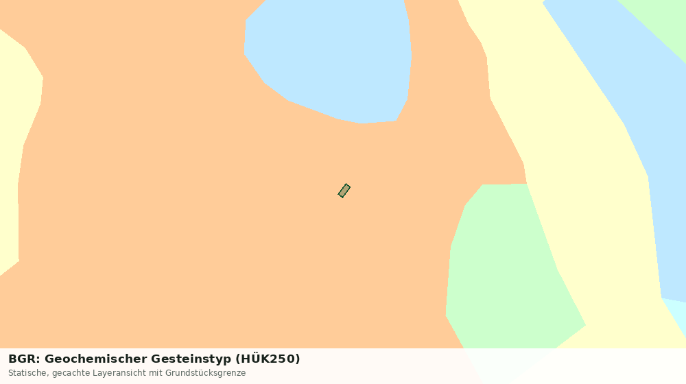 Statische Kartenansicht: BGR: Geochemischer Gesteinstyp (HÜK250)