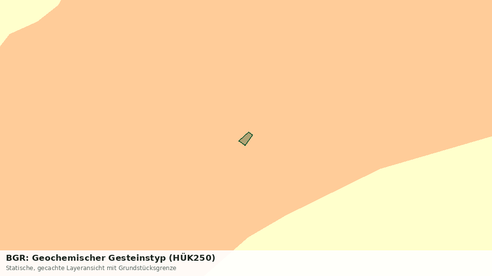 Statische Kartenansicht: BGR: Geochemischer Gesteinstyp (HÜK250)