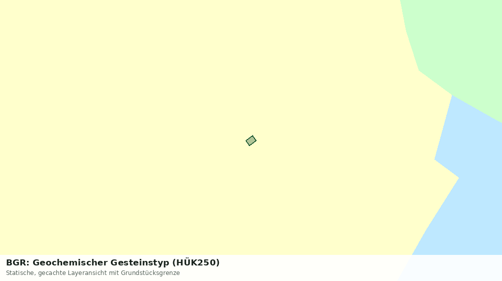 Statische Kartenansicht: BGR: Geochemischer Gesteinstyp (HÜK250)