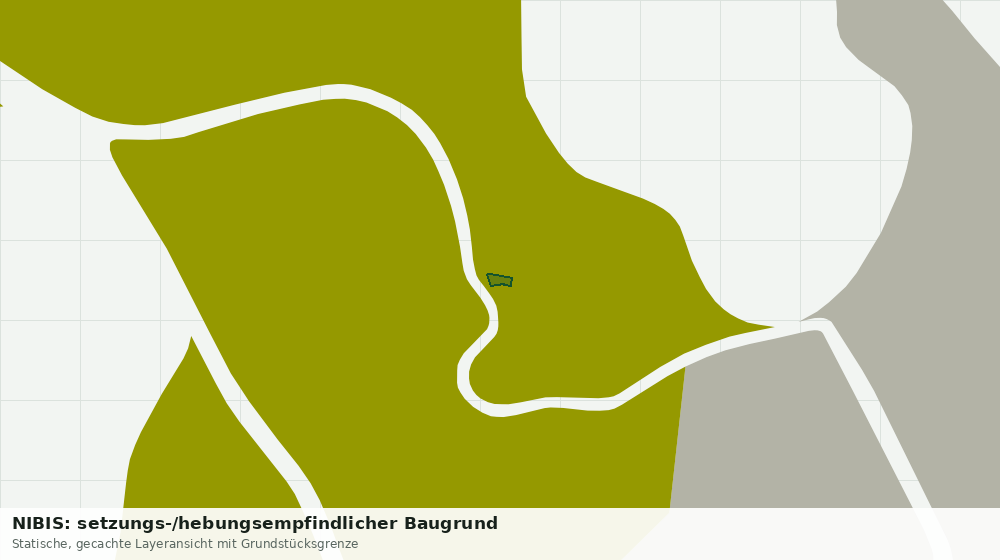 Statische Kartenansicht: NIBIS: setzungs-/hebungsempfindlicher Baugrund