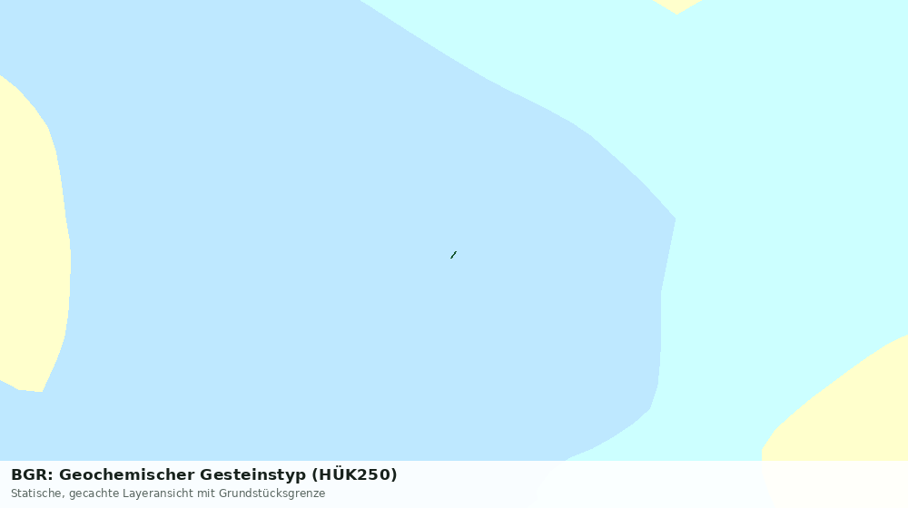 Statische Kartenansicht: BGR: Geochemischer Gesteinstyp (HÜK250)