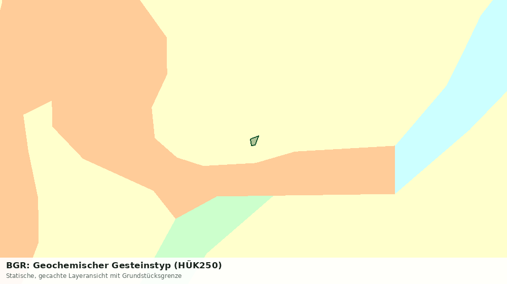 Statische Kartenansicht: BGR: Geochemischer Gesteinstyp (HÜK250)