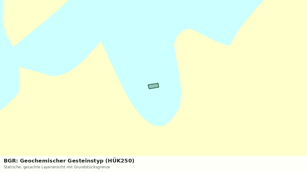 Statische Kartenansicht: BGR: Geochemischer Gesteinstyp (HÜK250)