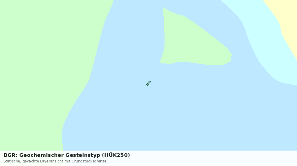 Statische Kartenansicht: BGR: Geochemischer Gesteinstyp (HÜK250)