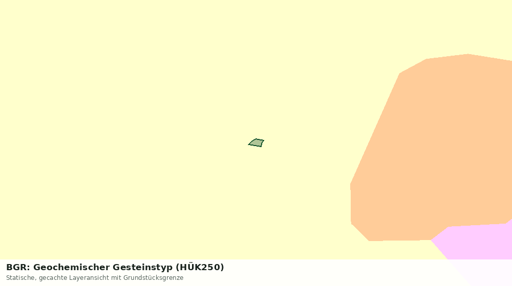 Statische Kartenansicht: BGR: Geochemischer Gesteinstyp (HÜK250)