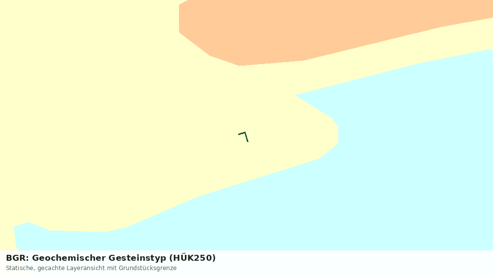 Statische Kartenansicht: BGR: Geochemischer Gesteinstyp (HÜK250)