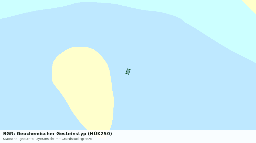 Statische Kartenansicht: BGR: Geochemischer Gesteinstyp (HÜK250)