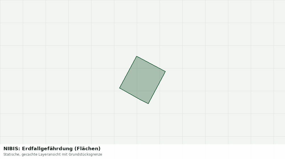 Statische Kartenansicht: NIBIS: Erdfallgefährdung (Flächen)