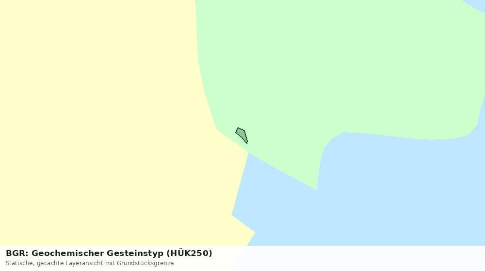 Statische Kartenansicht: BGR: Geochemischer Gesteinstyp (HÜK250)