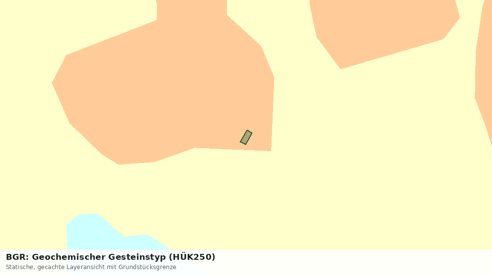 Statische Kartenansicht: BGR: Geochemischer Gesteinstyp (HÜK250)