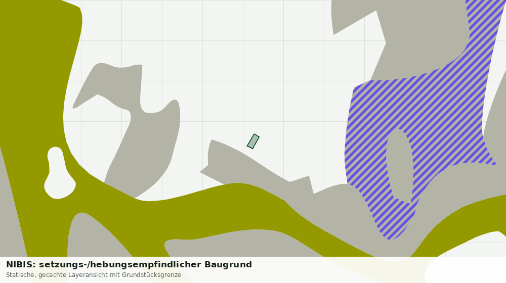 Statische Kartenansicht: NIBIS: setzungs-/hebungsempfindlicher Baugrund