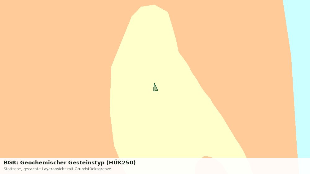Statische Kartenansicht: BGR: Geochemischer Gesteinstyp (HÜK250)