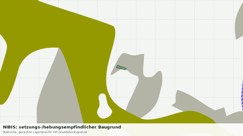 Statische Kartenansicht: NIBIS: setzungs-/hebungsempfindlicher Baugrund