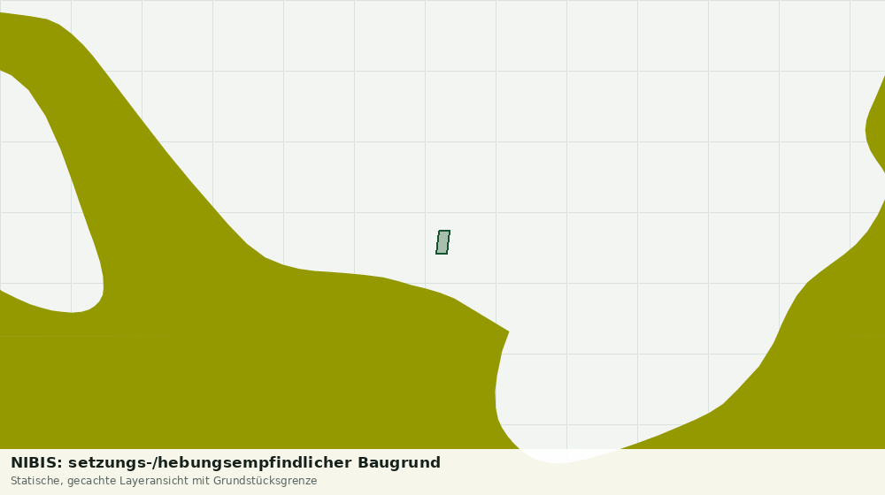 Statische Kartenansicht: NIBIS: setzungs-/hebungsempfindlicher Baugrund