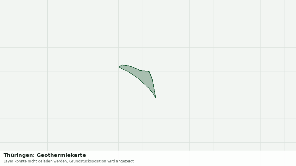 Statische Kartenansicht: Thüringen: Geothermiekarte
