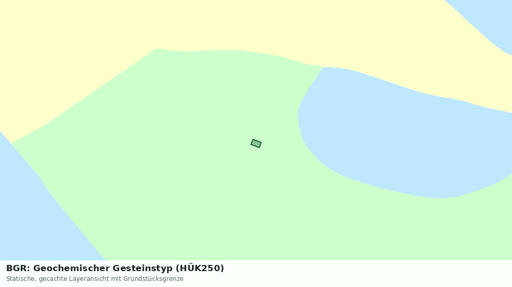 Statische Kartenansicht: BGR: Geochemischer Gesteinstyp (HÜK250)