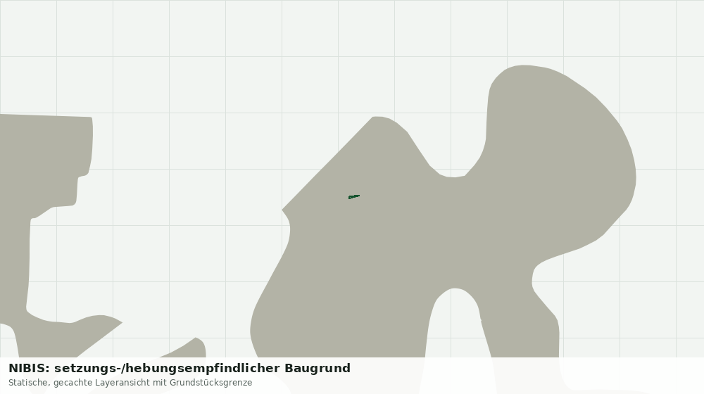Statische Kartenansicht: NIBIS: setzungs-/hebungsempfindlicher Baugrund