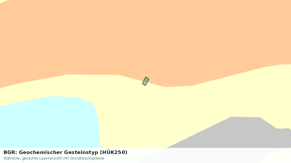 Statische Kartenansicht: BGR: Geochemischer Gesteinstyp (HÜK250)
