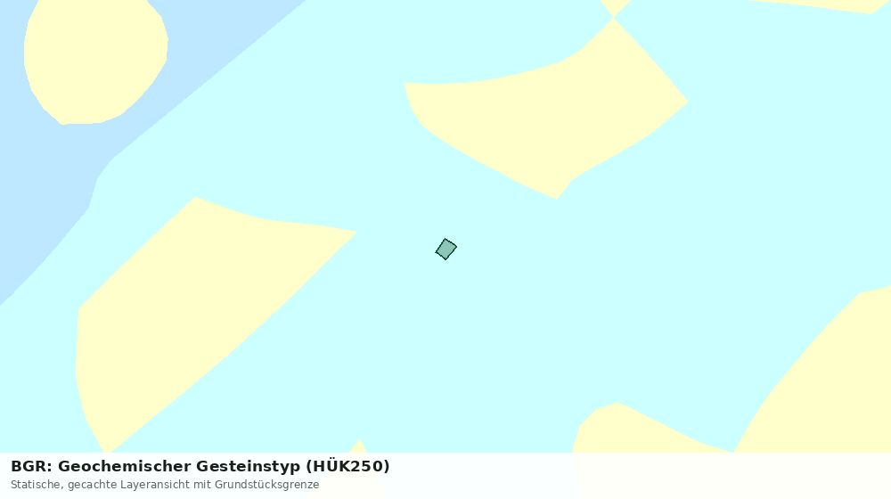 Statische Kartenansicht: BGR: Geochemischer Gesteinstyp (HÜK250)
