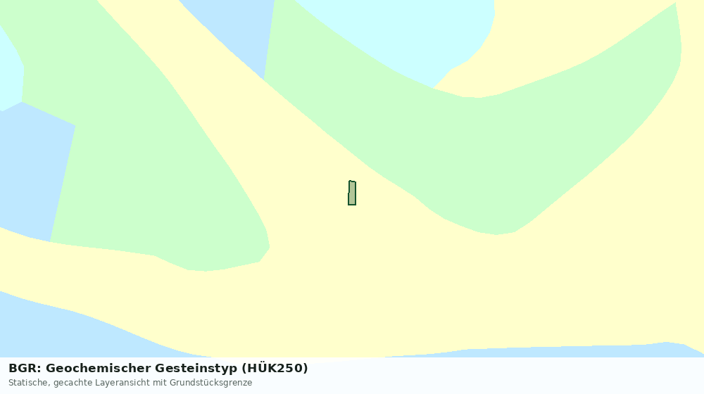 Statische Kartenansicht: BGR: Geochemischer Gesteinstyp (HÜK250)