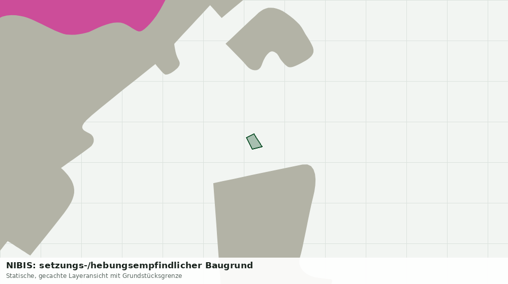 Statische Kartenansicht: NIBIS: setzungs-/hebungsempfindlicher Baugrund