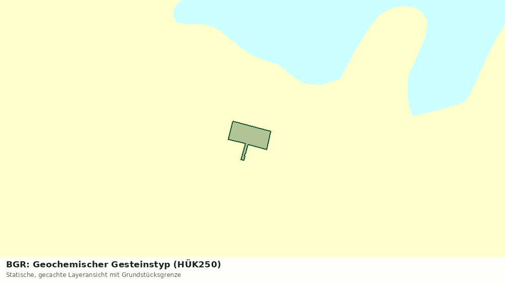 Statische Kartenansicht: BGR: Geochemischer Gesteinstyp (HÜK250)