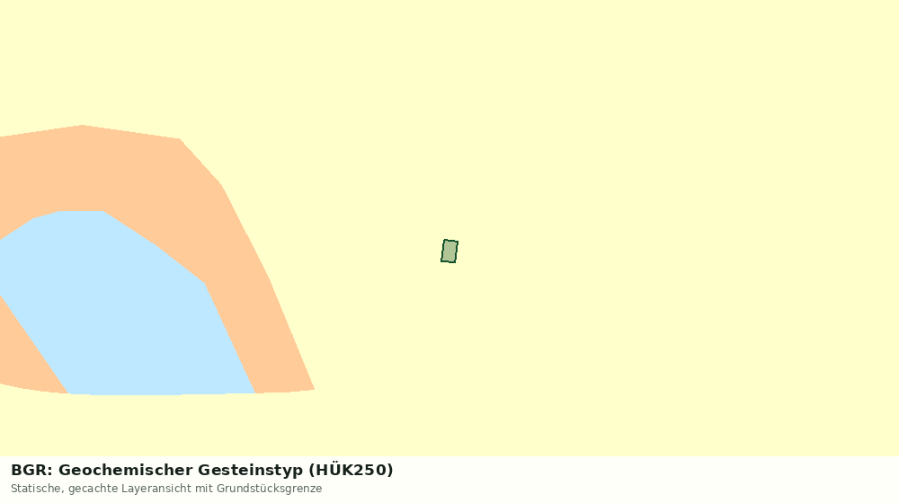 Statische Kartenansicht: BGR: Geochemischer Gesteinstyp (HÜK250)